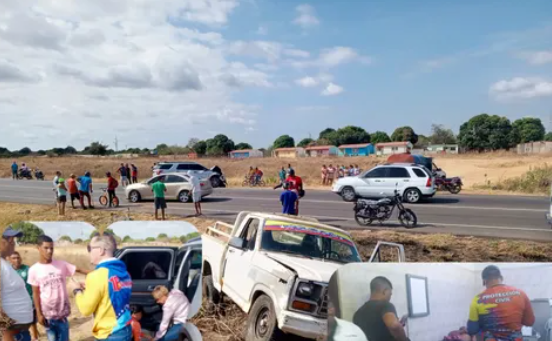 Alcalde chavista sufrió aparatoso accidente de tránsito en Anzoátegui