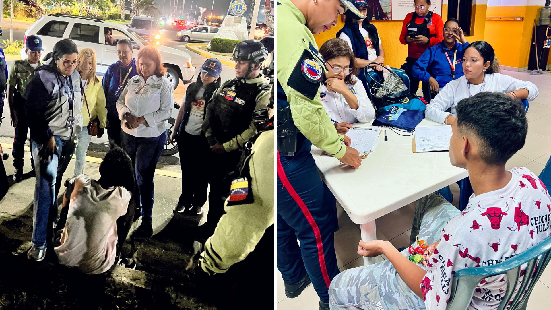 PoliUrbaneja rescató a un menor y cinco adolescentes en situación de calle