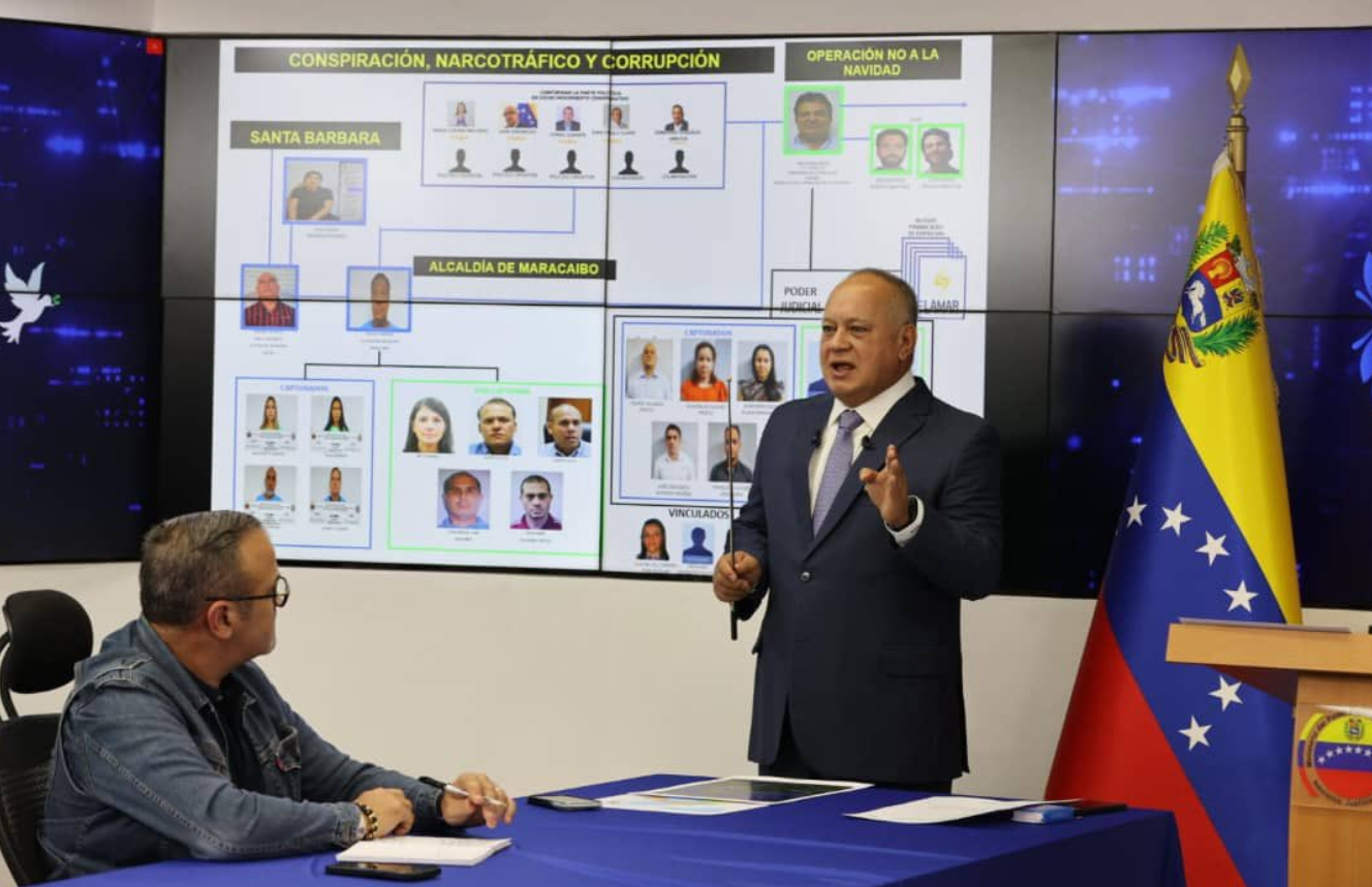 Diosdado Cabello confirmó que han sido arrestados cinco alcaldes zulianos en total