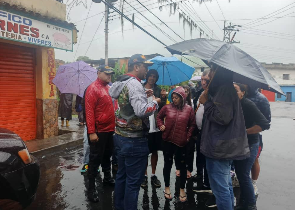 Al menos 15 familias fueron desalojadas por lluvias fuertes en Boconó