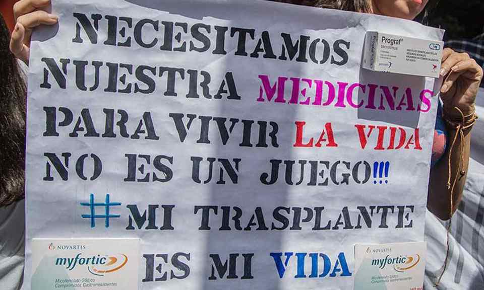 Escasez de medicamentos afecta el tratamiento adecuado de pacientes trasplantados