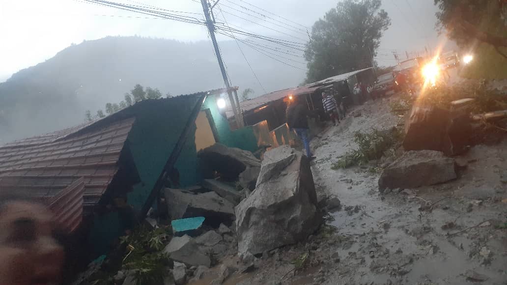 Lluvias afectan fuertemente la carretera Trasandina Tabay-Mérida (FOTO)