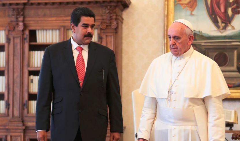 VIDEO: La insólita comparación que hizo Maduro entre el papa Francisco y Chávez