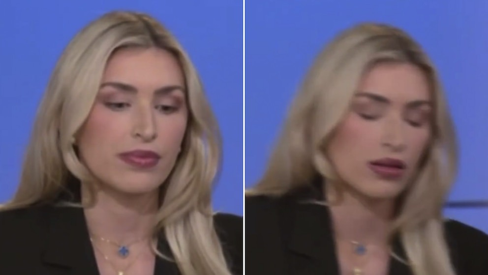El momento en que una comentarista se desmaya durante un programa en vivo en Los Ángeles (VIDEO)