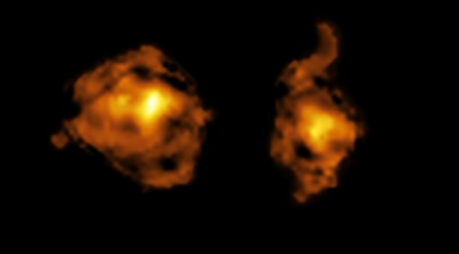 Astrónomos observan en el espacio profundo una verdadera «guerra de las galaxias»
