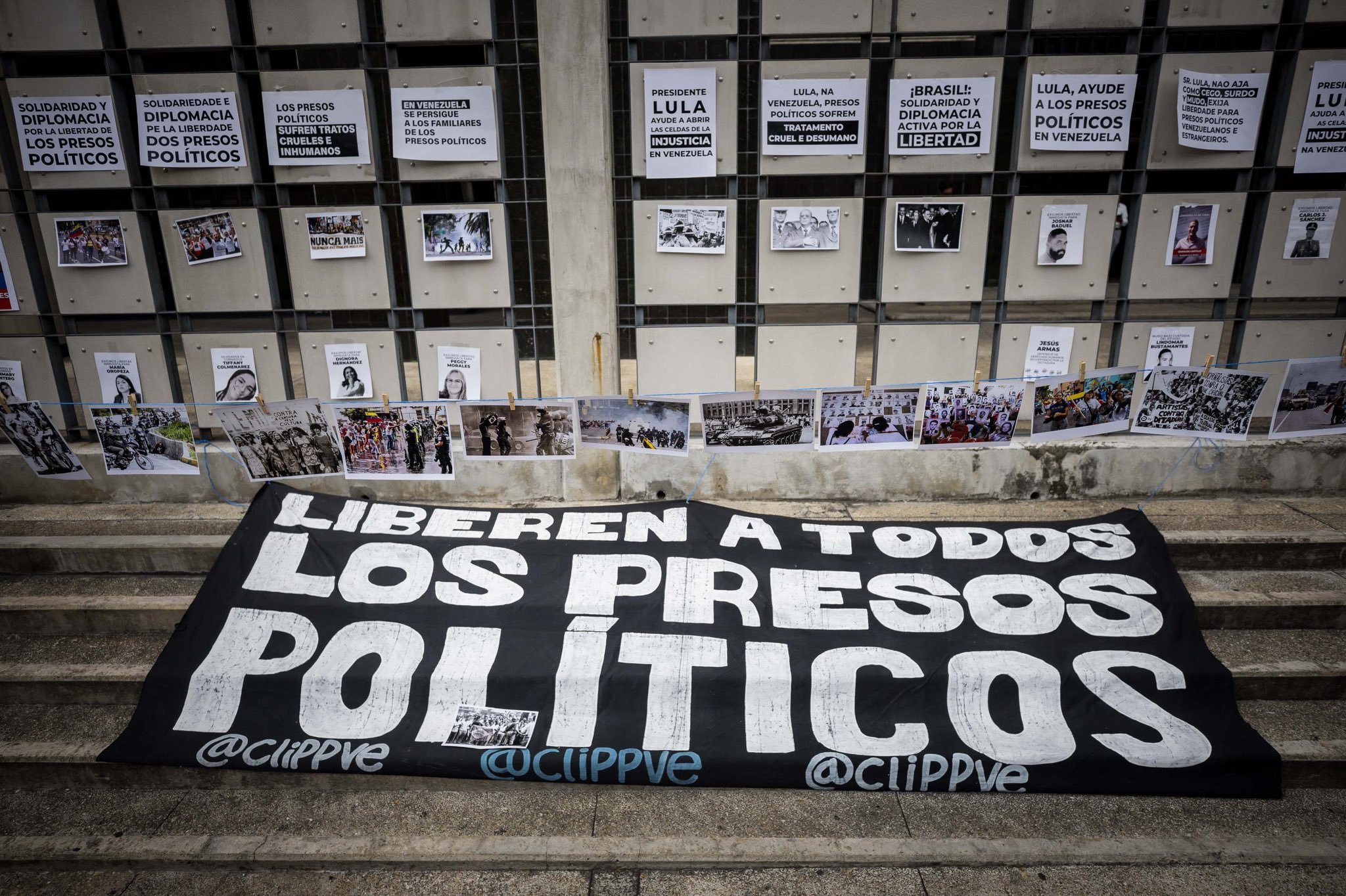 ClippVe denuncia la criminalización de su lucha por la libertad de presos políticos en Venezuela