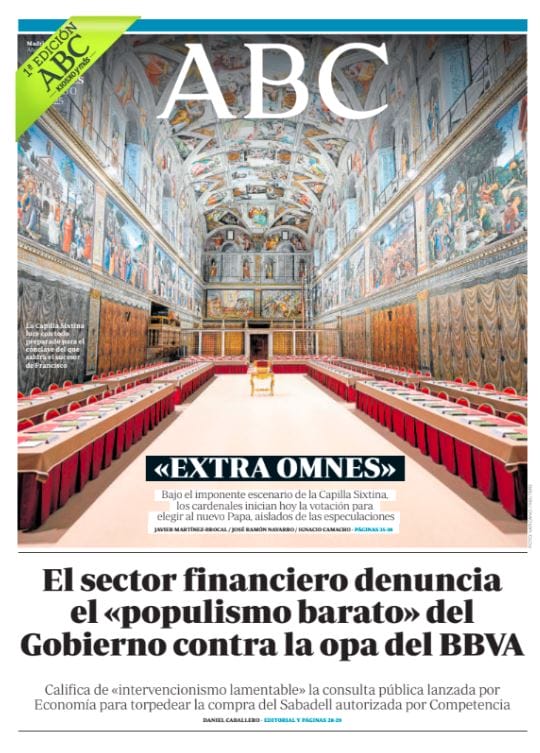 Portadas de la prensa internacional de este miércoles 7 de mayo de 2025