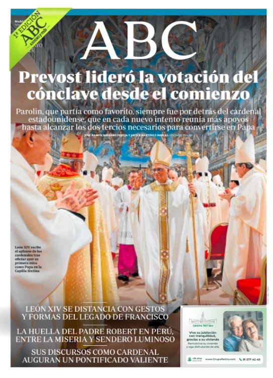 Portadas de la prensa internacional de este sábado 10 de mayo de 2025