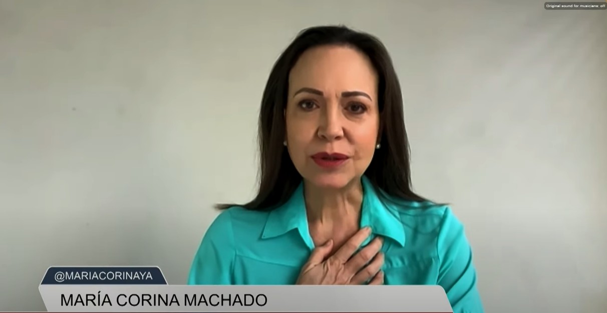 María Corina Machado: A Maduro lo vamos a sacar, que nadie lo dude. Ellos van pa’ afuera