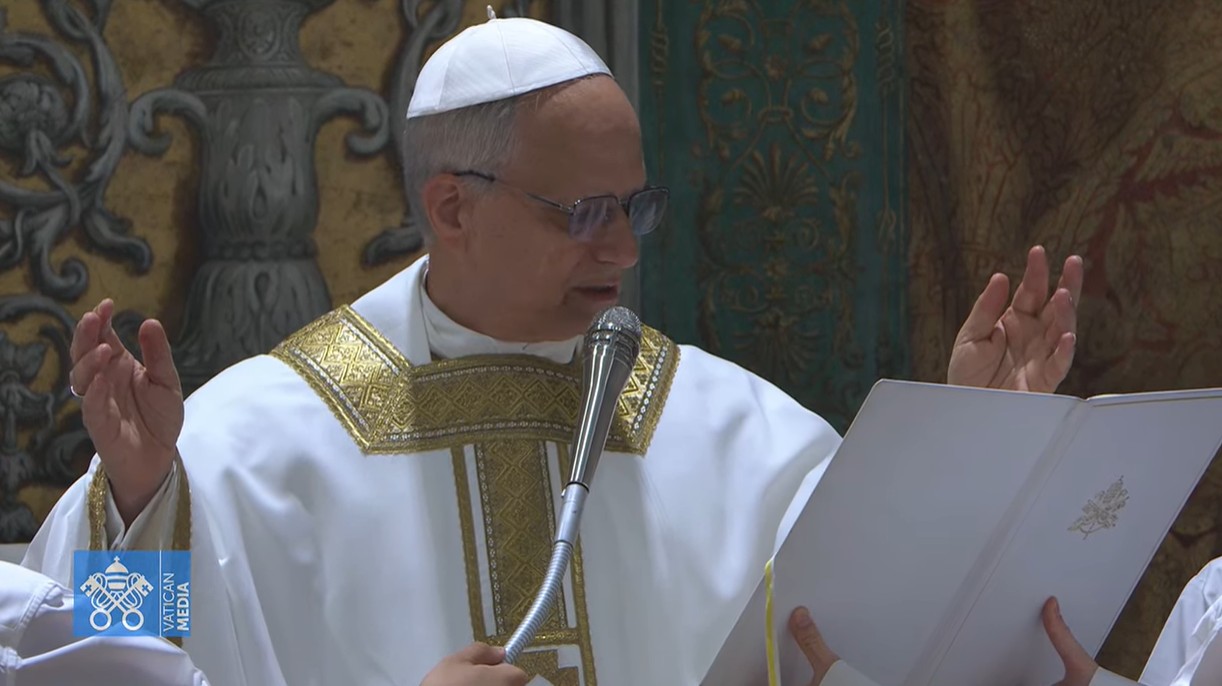 Papa León XIV a los cardenales: Me habéis llamado para llevar una cruz