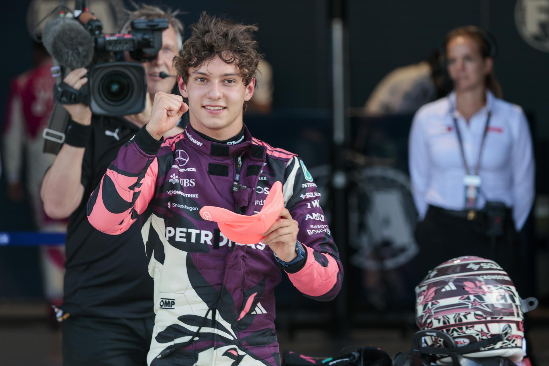 Sorpresa en Miami: novato Andrea Kimi Antonelli obtuvo la pole de la carrera esprint ante los McLaren