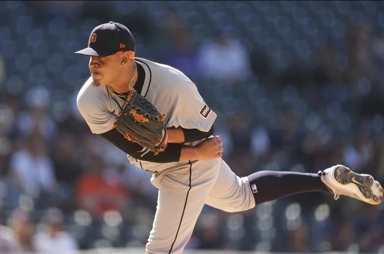 Venezolano Keider Montero brilló en el montículo y lideró paliza de los Tigres sobre los Rockies